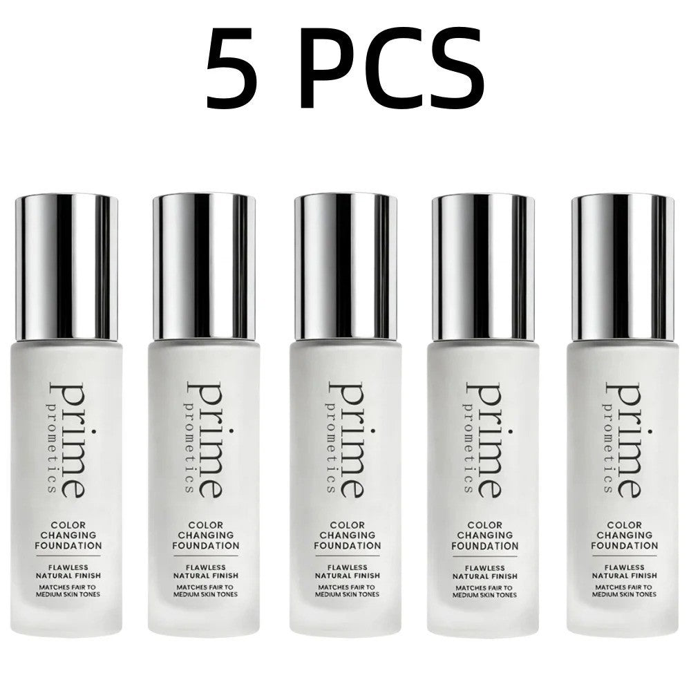 Color Changing Foundation for Mature Skin 30ml - Auto Shade, Hydrating & Brightening