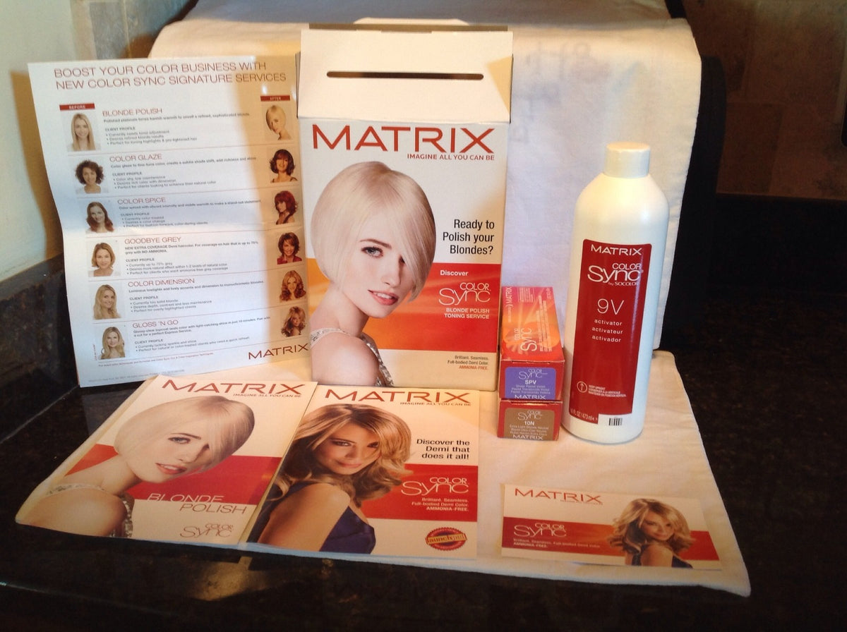 Blonde Polish Toning Service Kit with Activator