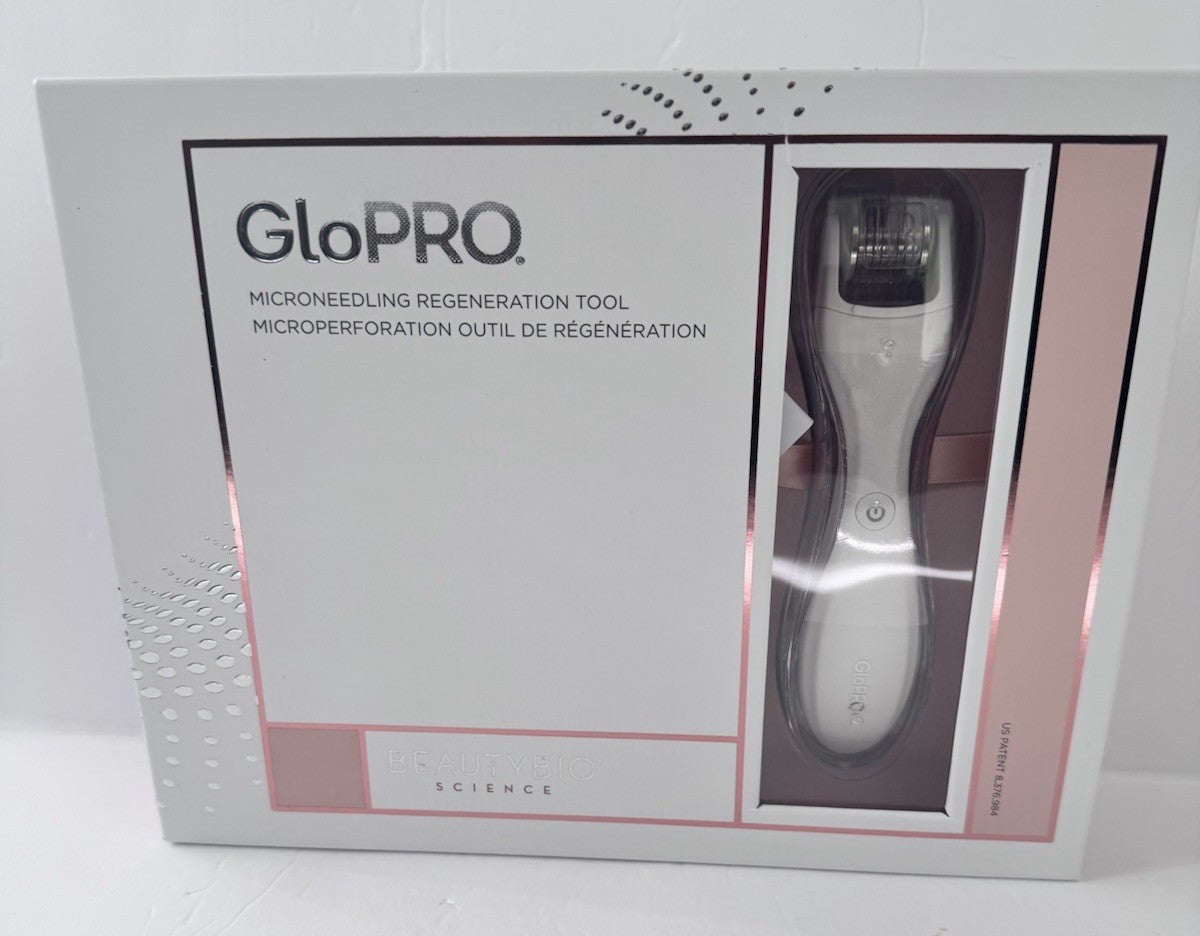Microneedling Regeneration Tool with LED Light for Skin Rejuvenation - Beautybio GloPro
