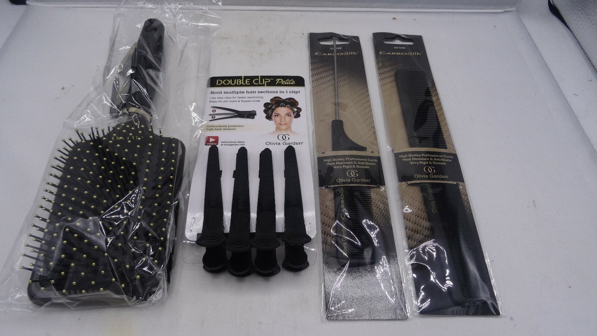 Olivia Garden Ceramic + Ion 1-Inch Professional Flat Iron with Free Gifts