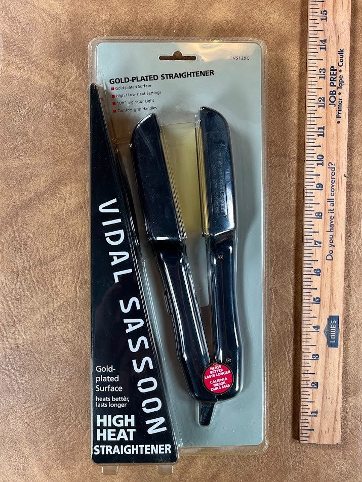 Vidal Sassoon High Heat Straightening and Smoothing Iron VS129C - Hair Styling Tool