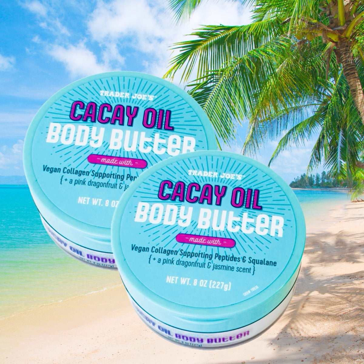 Cacay Oil Body Butter, 8oz - 2 Pack