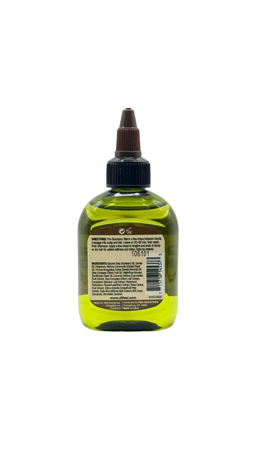 Natural Castor Oil Hair Treatment - 2.5oz Pack of 2 for Hair Growth & Moisture