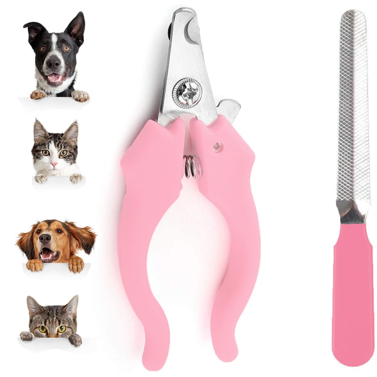 Pet Nail Clipper - Cat, Dog & Small Animal Grooming Tool