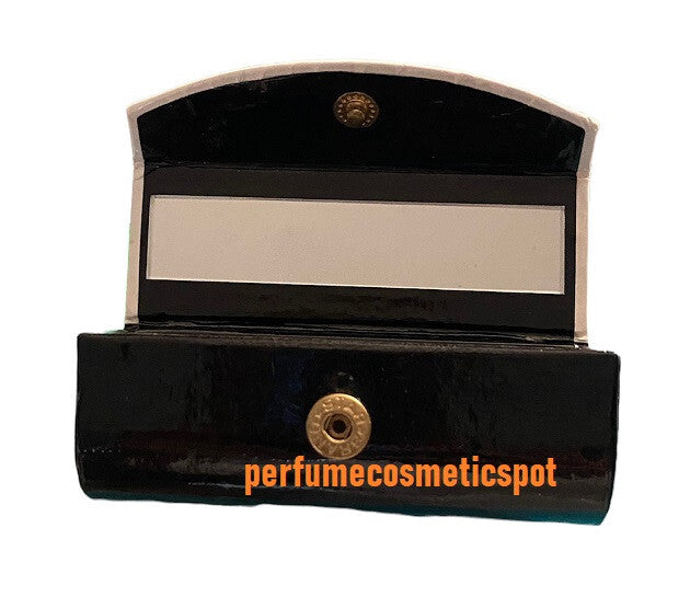 Lancôme Lipstick Case with Mirror - Black & White Compact Holder