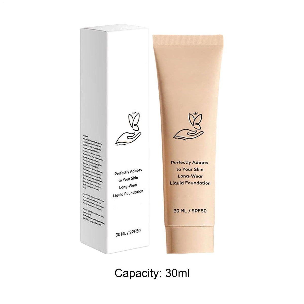 Color Changing SPF 50 Foundation for Mature Skin 30ml - Light, Buildable Coverage