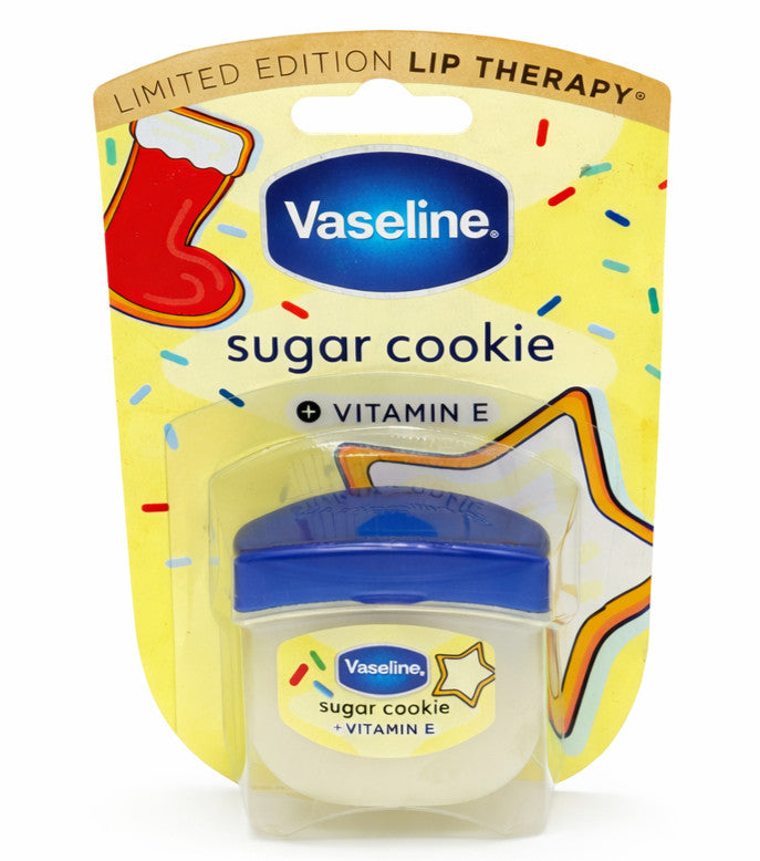 Vaseline Lip Therapy Sugar Cookie Lip Balm Set - Vitamin E Limited Edition