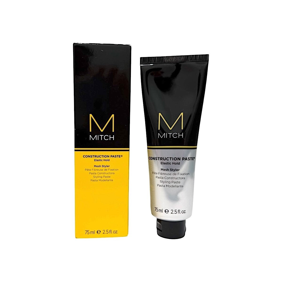Elastic Hold Styling Paste for Hair - Texture & Reworkable Finish - 2.5 oz