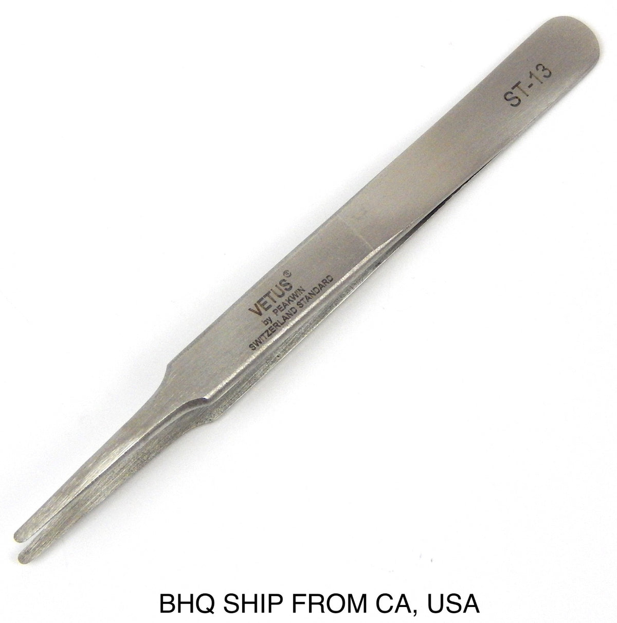 Eyelash & Eyebrow Extension Tweezers Fine Straight Tip Tool - Precision ST-13