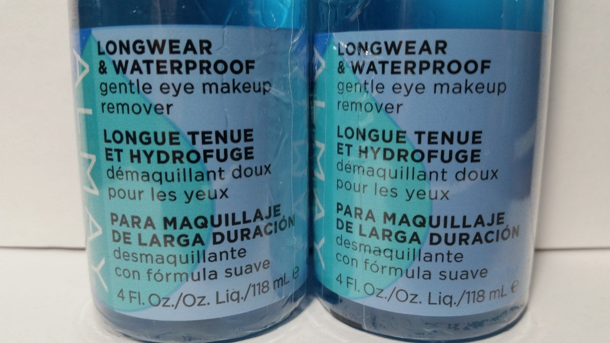 Almay Gentle Eye Makeup Remover, Longwear & Waterproof Liquid - 4oz (2 Pack)