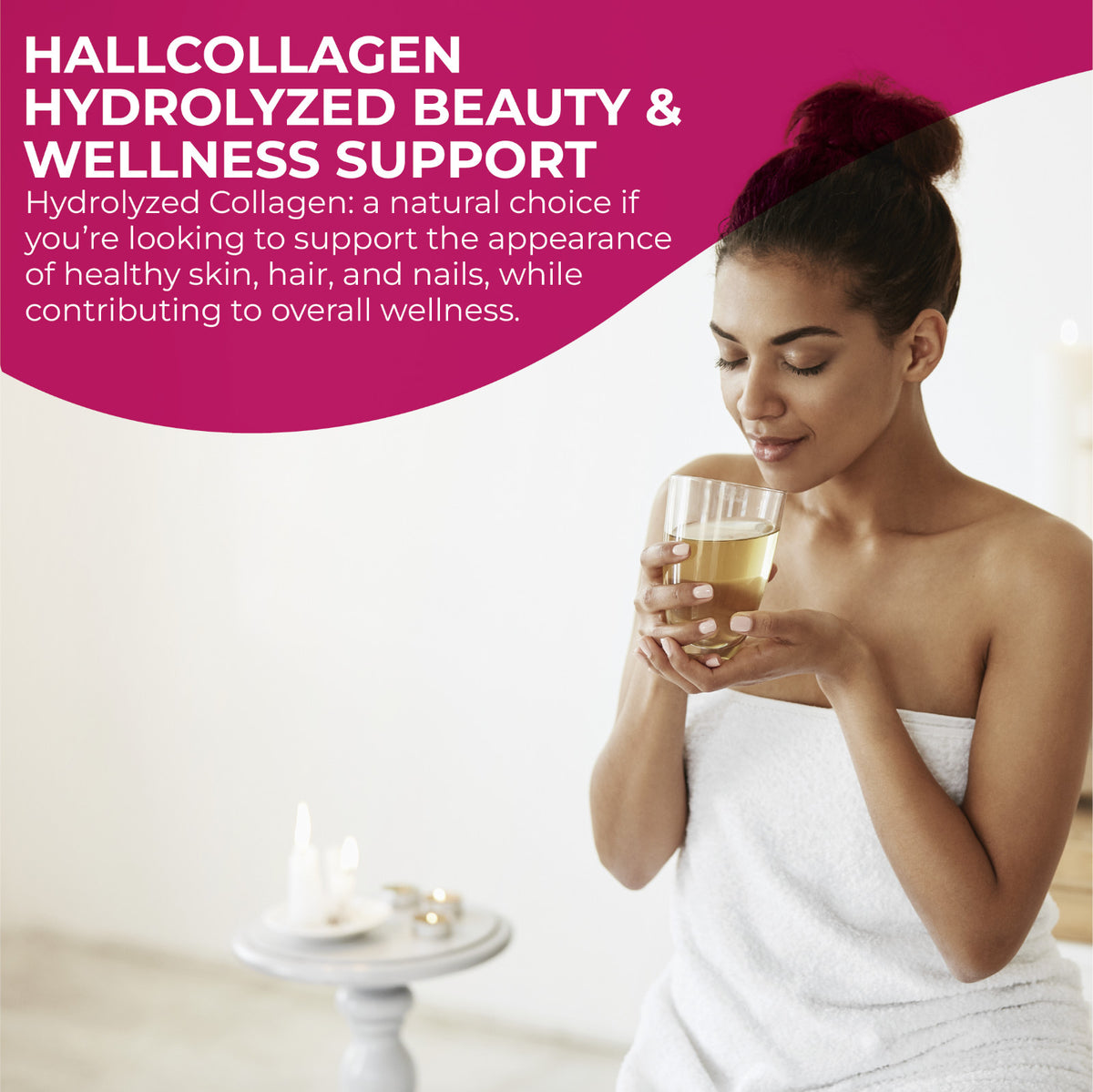 Liquid Collagen for Skin Hair Nails - 16 oz with Vitamin C