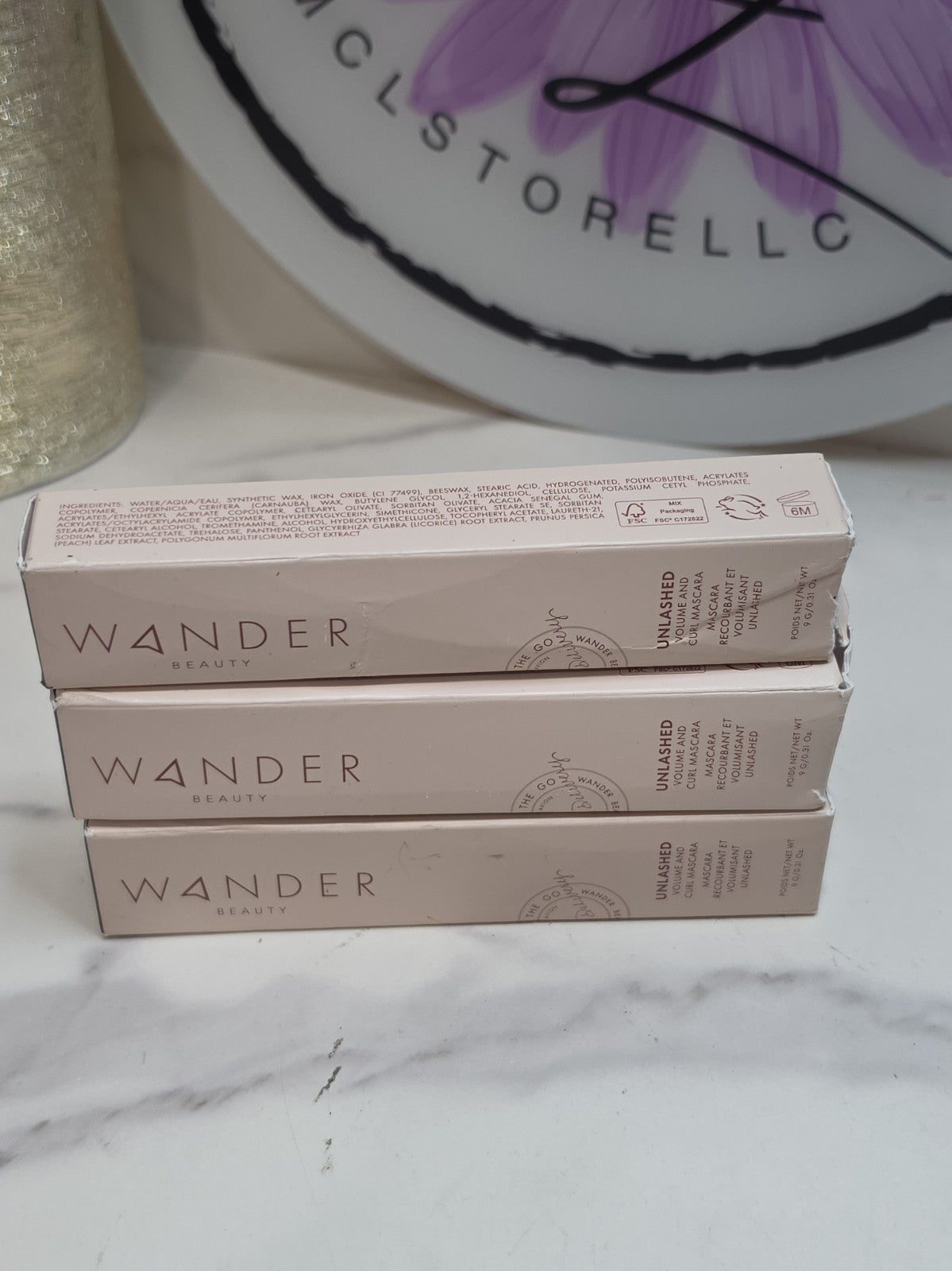 Volumizing Curl Mascara - Wander Unleashed Full Size 9G, Set of 3