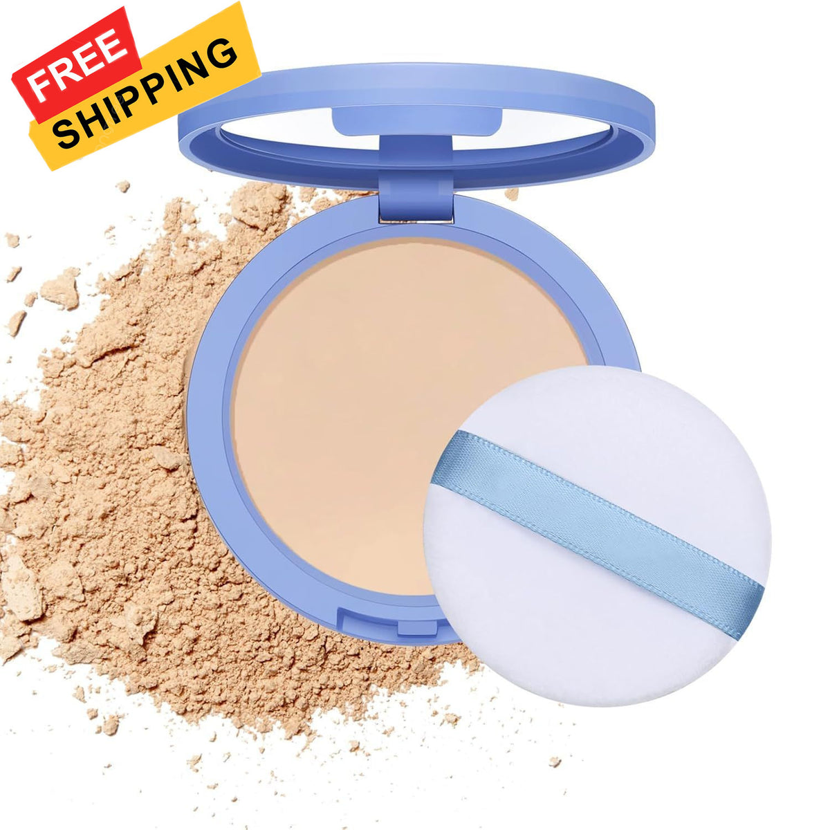 Oil Control Face Pressed Powder - Matte Flawless Finishing Makeup #2