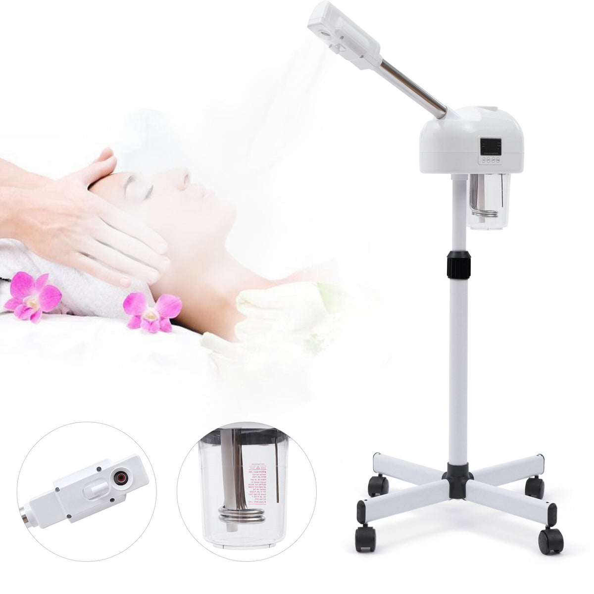 Facial Steamer with Ozone - Professional Skin Care Tool