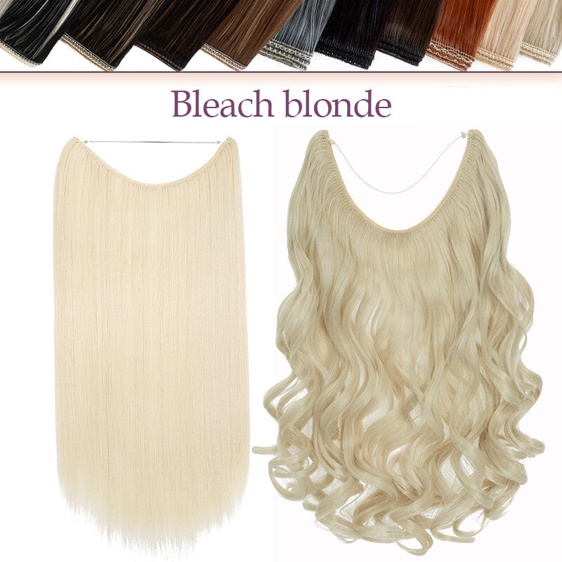 Natural Real Hair Extensions Wire-In Thick Wavy or Straight 20-24 Inch