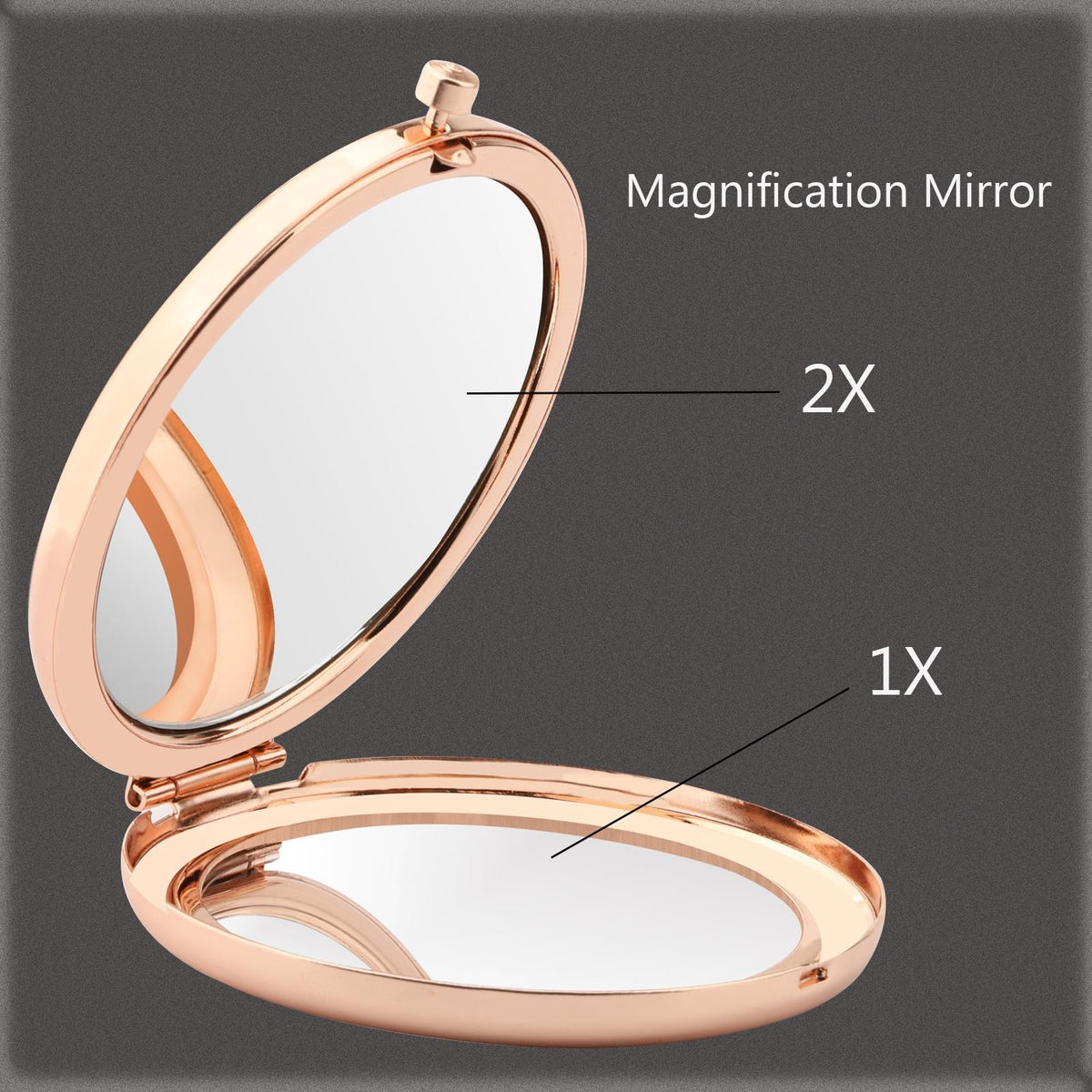 Personalized Compact Pocket Mirror for Women BFF Friendship Gift