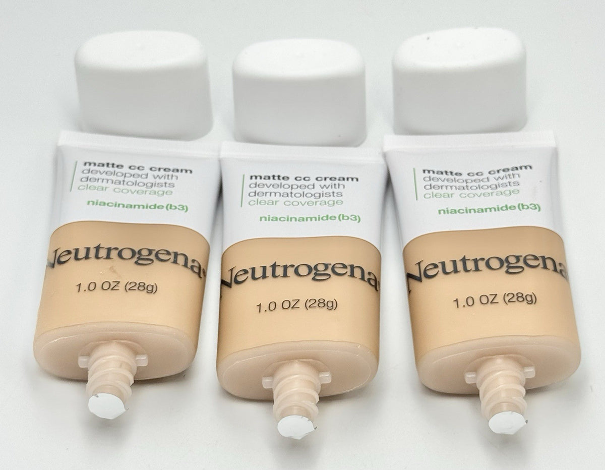 Neutrogena Flawless Matte CC Cream - Toast - 3 Pack, 1 oz Each, Full Size