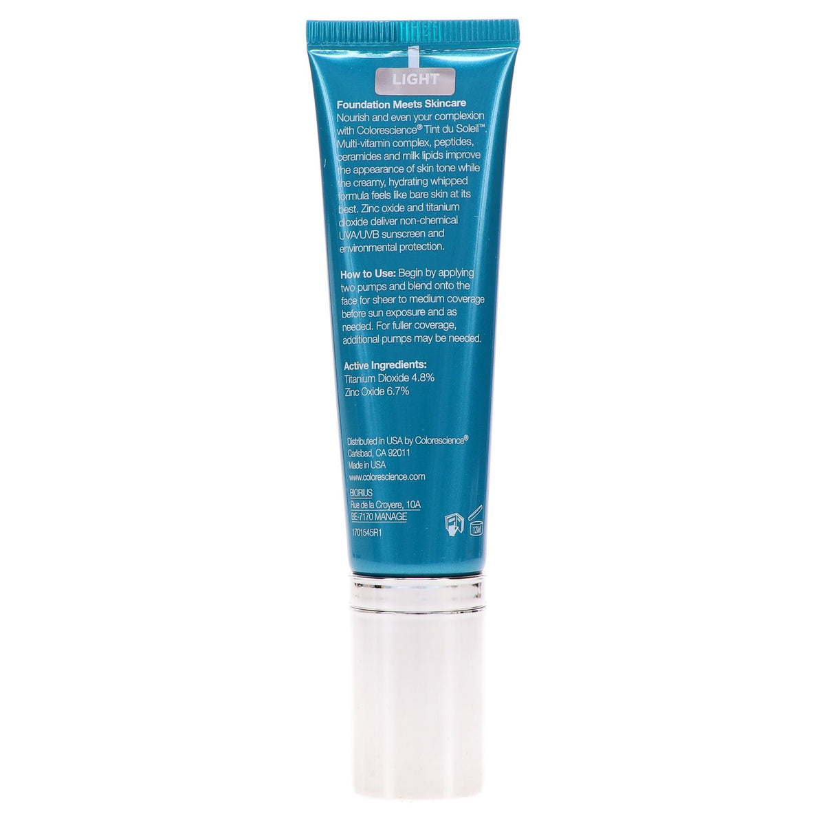 SPF 30 Tinted Moisturizer Foundation - Light, Hydrating, Broad Spectrum UV Protection