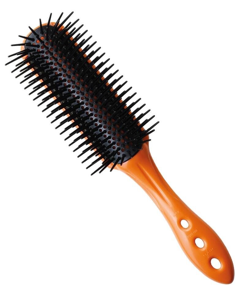 YS Park Straight Air Styler Hair Brush T09 - Orange, Professional Styling Tool