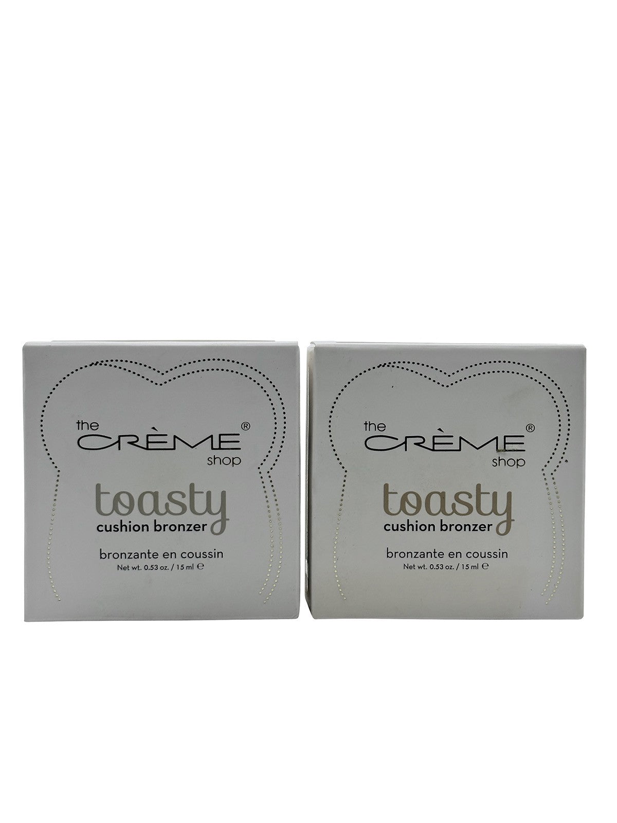 Bronzer Cushion Set - Natural Finish, Buildable & Hydrating, Fair Shade