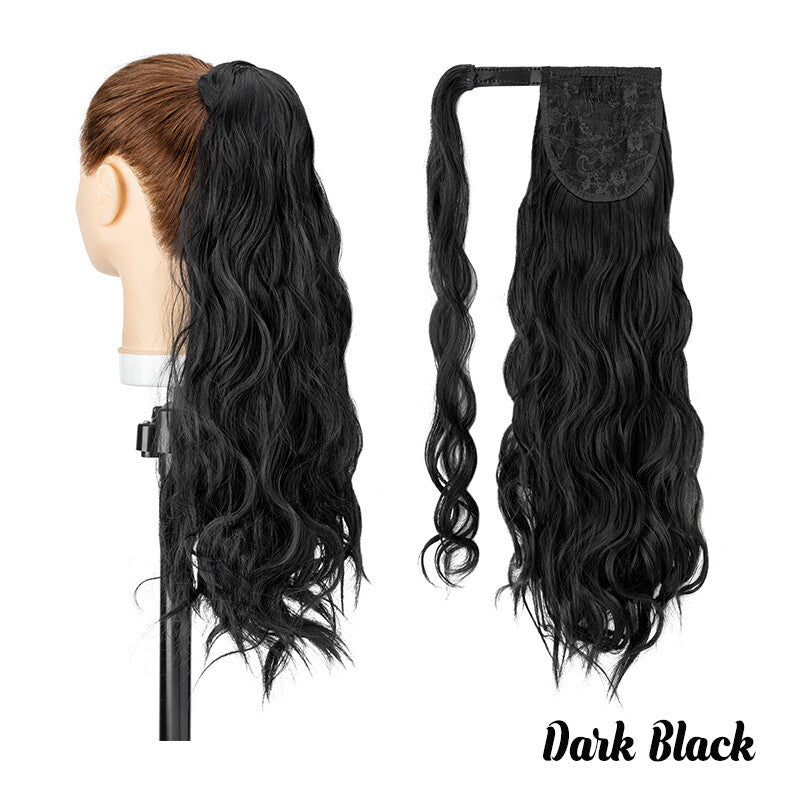 Ponytail Wrap Around Hair Extensions - Clip-In & Thick Styling