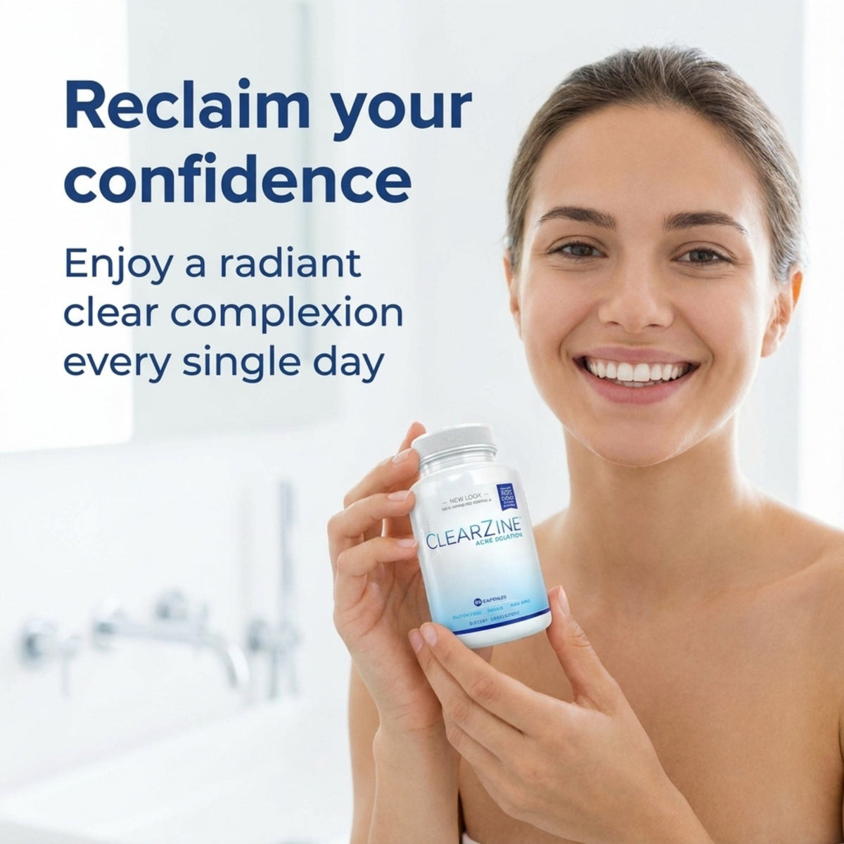 Acne Treatment Pills - Clear Skin Vitamins for Teens & Adults