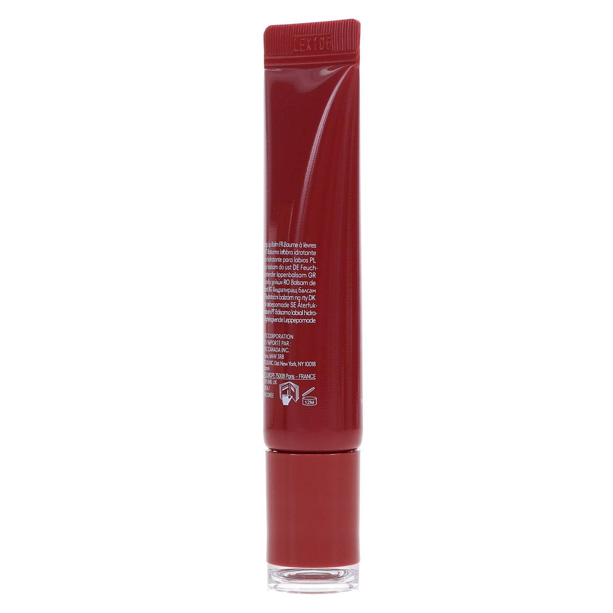 Lip Serum with Sheer Chocolate Tint and High-Gloss Finish - Hydrating Lip Gloss