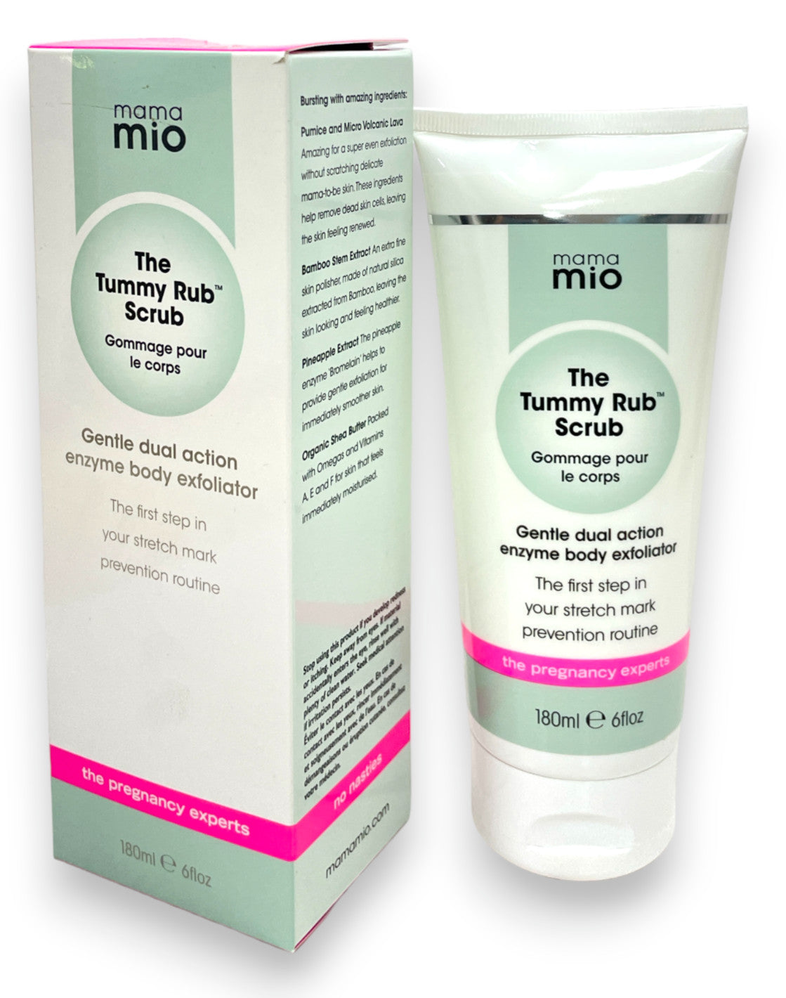 Mama Mio The Tummy Rub Scrub Enzyme Body Exfoliator (180ml/6fl.oz) New