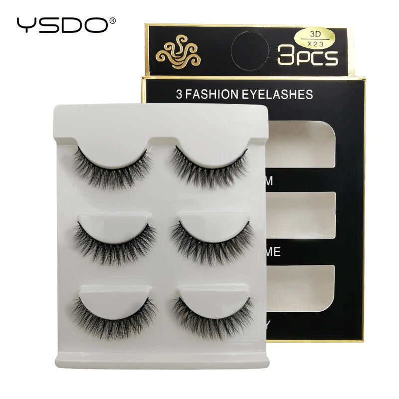 Wholesale 30 Pairs False Eyelashes Natural 3D Faux Cils Cruelty-Free Reusable