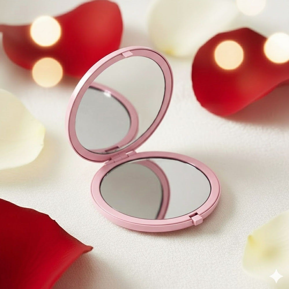 Engraved Compact Mirror Reflecting The One I Love Valentines Gift