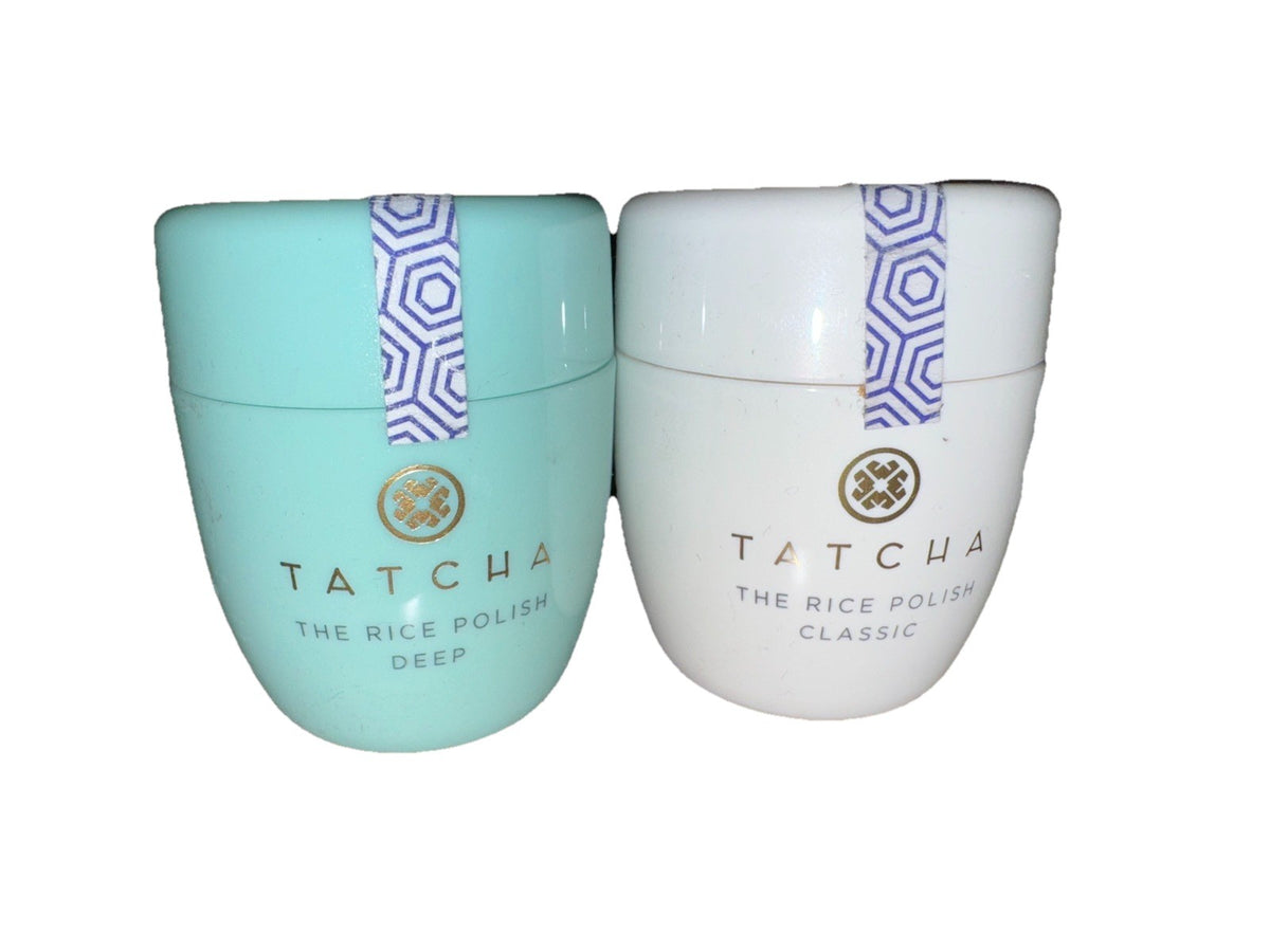 Tatcha The Rice Polish Foaming Enzyme Powder Duo Classic & Deep 15g
