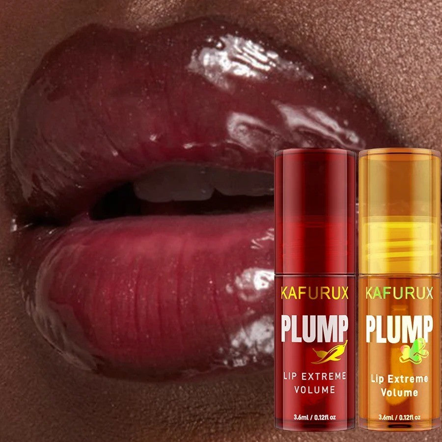 Lip Plumper Oil Gloss Set - Moisturizing Volumizing & Repair Serum