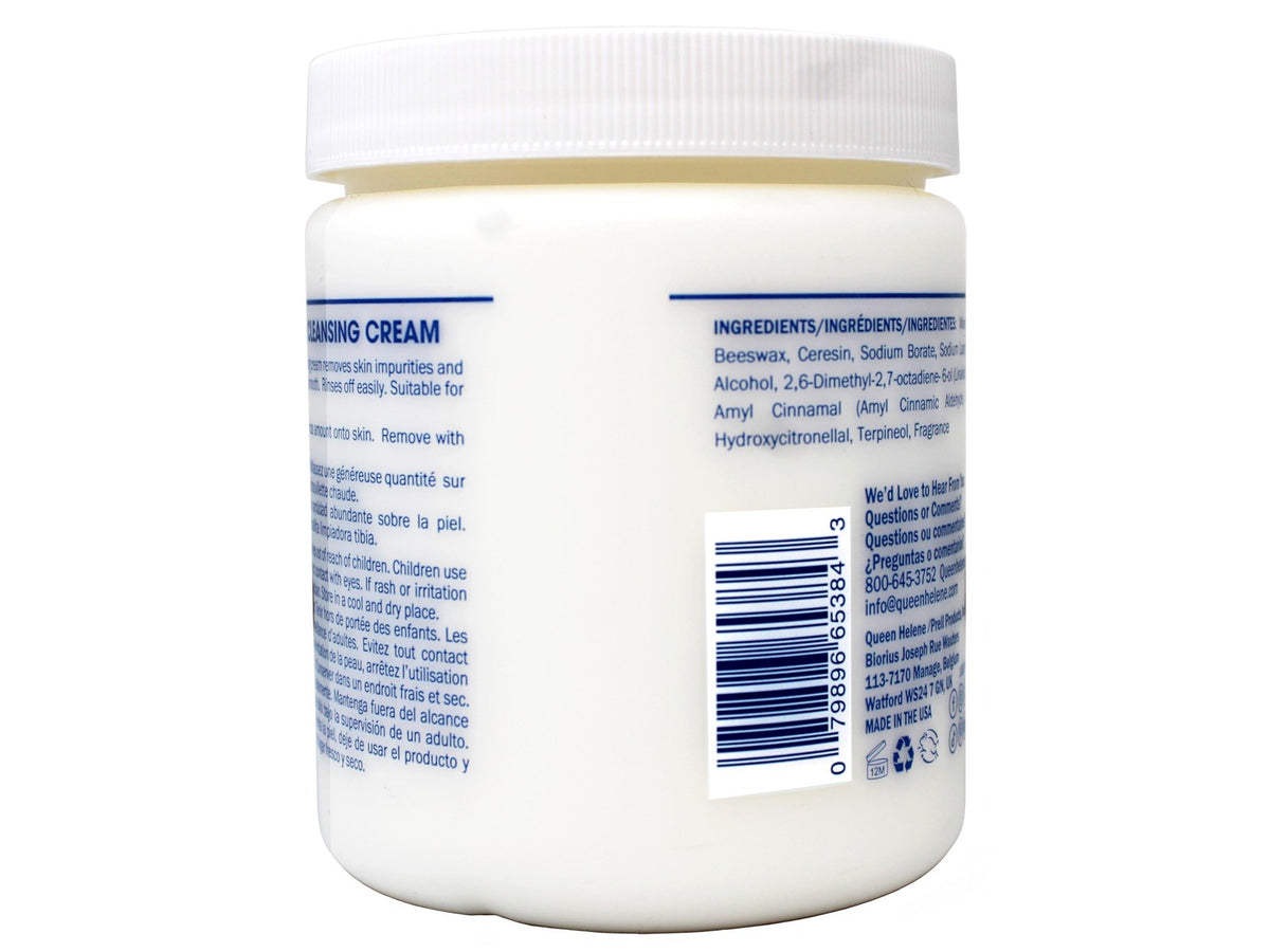 Queen Helene Cleansing Cream Triple Whipped - Skin Impurity Remover 15 Oz - Pack of 5