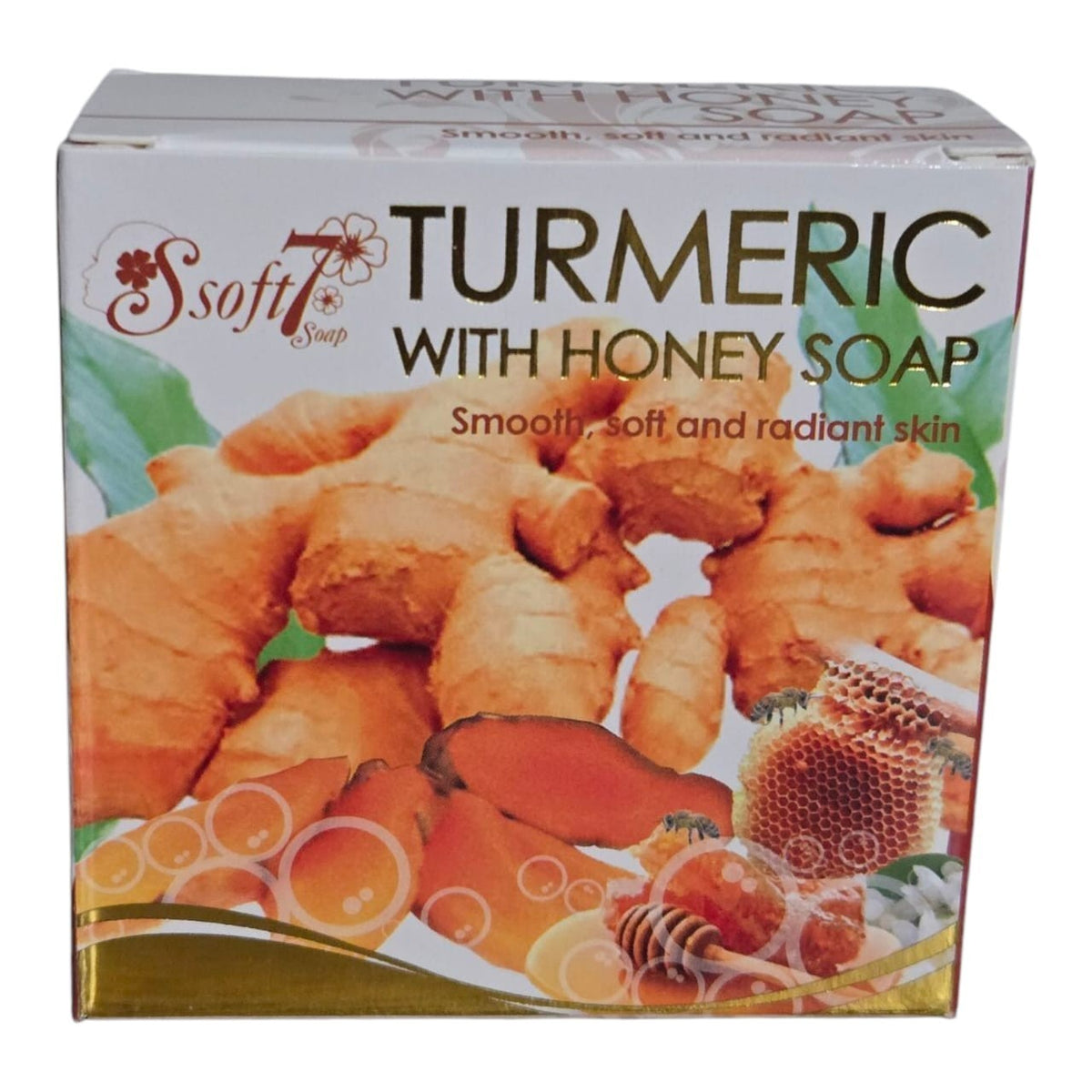 Turmeric with Honey Herbal Soap - Natural Skin Care 120g