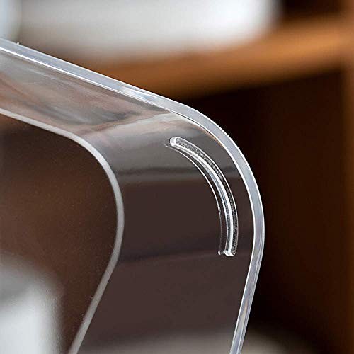 Clear Makeup Organizer Tray with 9 Compartments - Cosmetic Storage Holder
