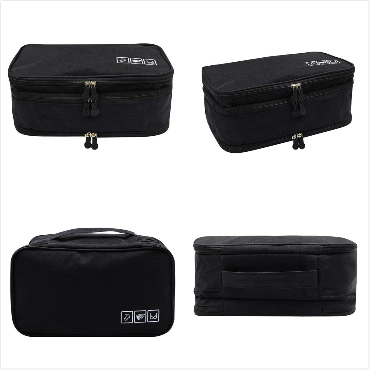 Portable Underwear Bra Storage Bag - Waterproof Travel Organizer, Multi-Layer