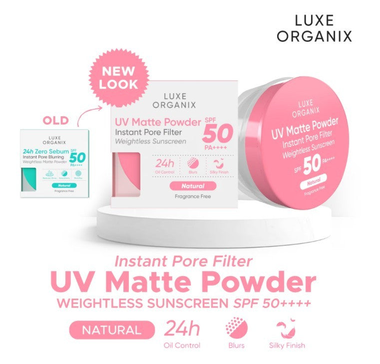 Weightless Matte Face Powder with SPF 50 | Oil-Absorbing & Pore Blurring