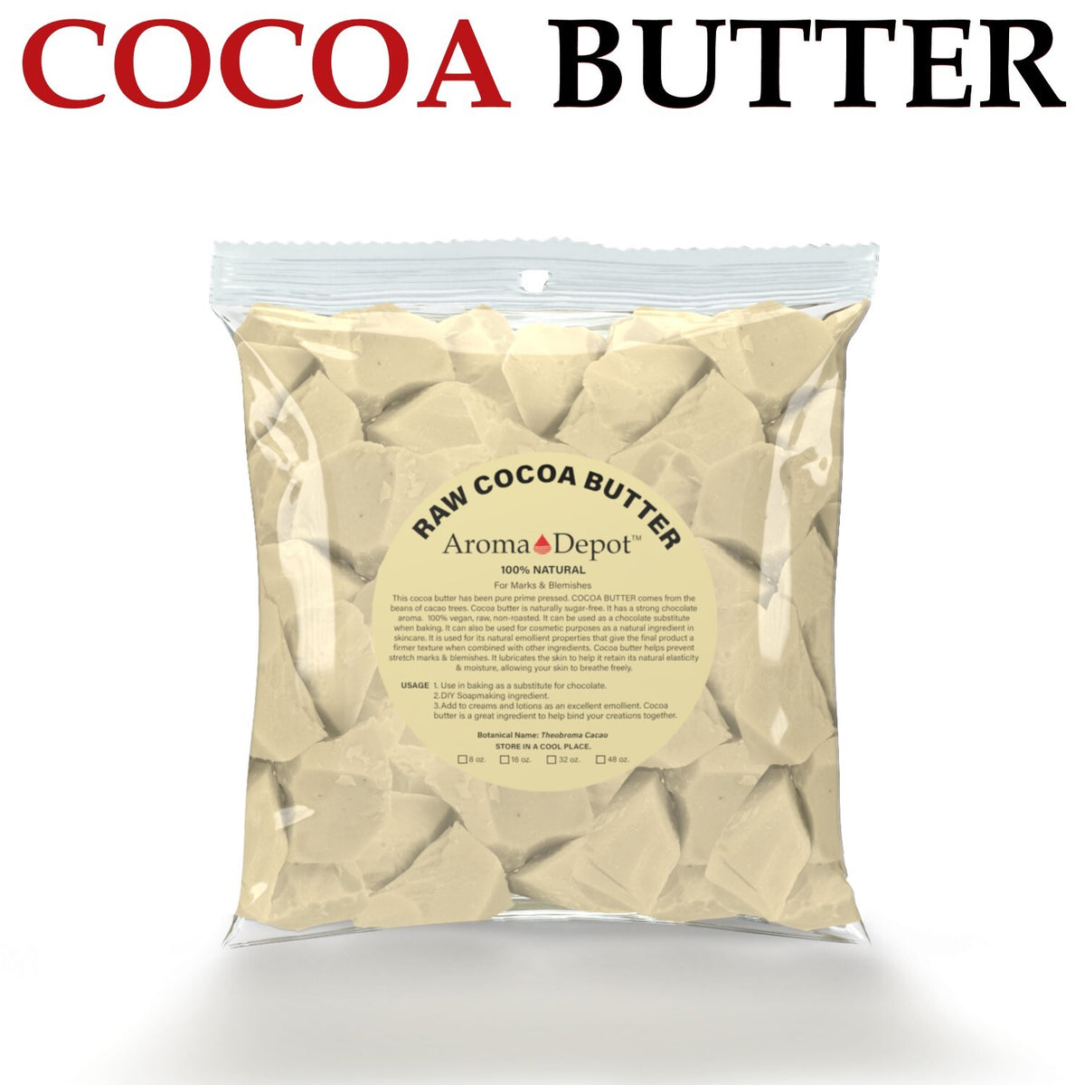 Natural Body Butter - Shea, Cocoa, Mango & Kokum