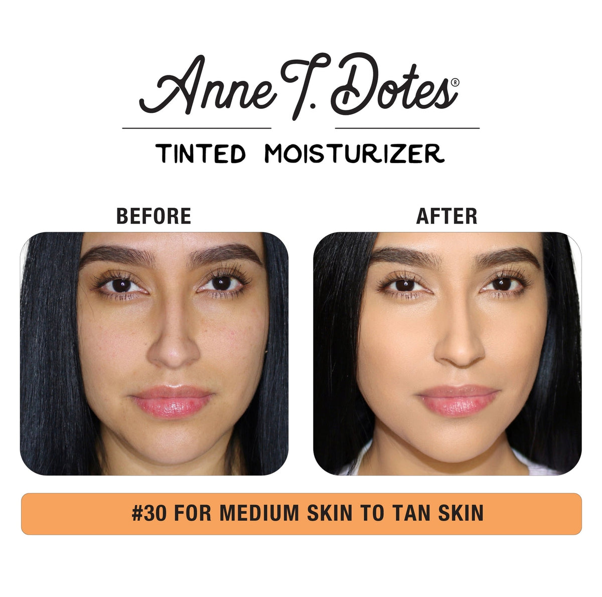 Anne T. Dote Tinted Moisturizer Medium to Tan with Bio-Retinol & Vitamins