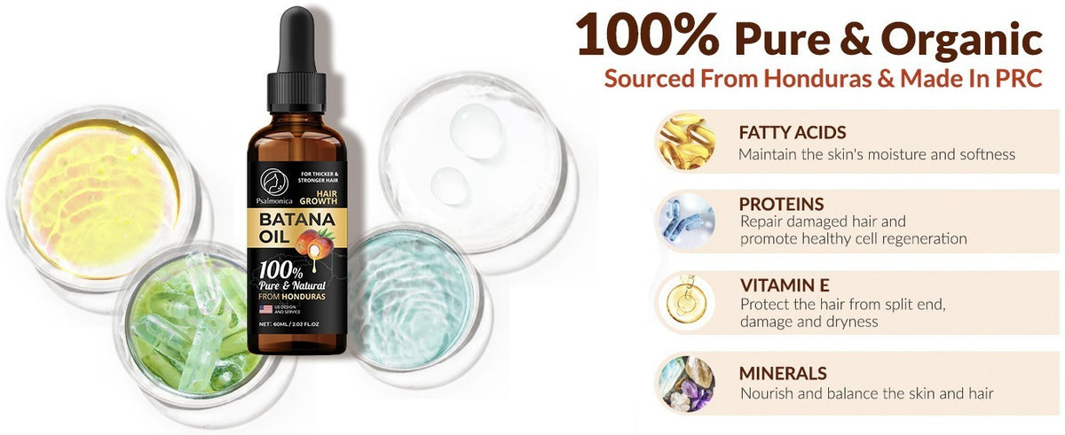 Batana Root Activator Scalp Serum for Hair Loss & Thinning