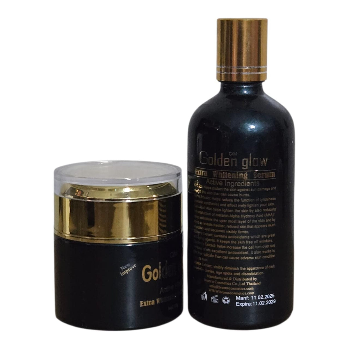 Brightening Face Serum & Cream Set with SPF 20 - Active White Plus