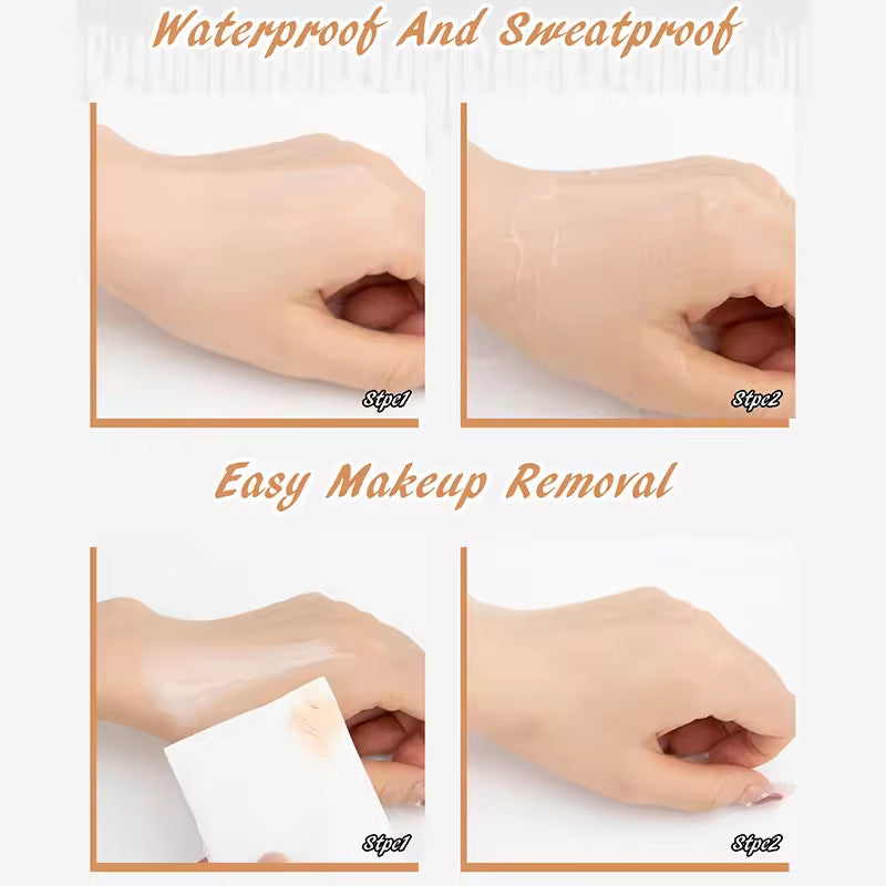Color Changing Liquid Foundation for Skin Tone Matching, Long-Lasting Face Makeup