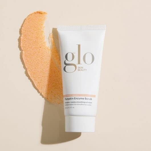 Glo Skin Beauty Pumpkin Enzyme Scrub SOOTHING EXFOLIANT 2 oz 60 ML