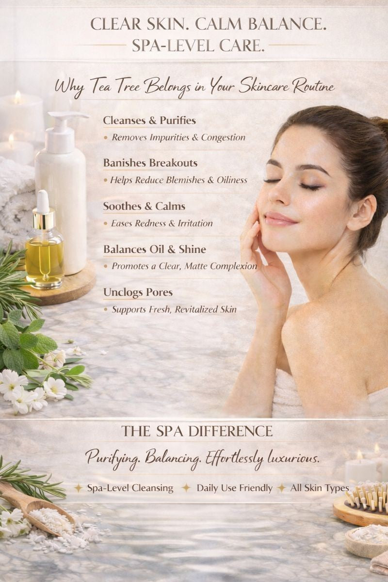 Dead Sea Collection Tea Tree Exfoliating Glow Mineral Salt Scrub