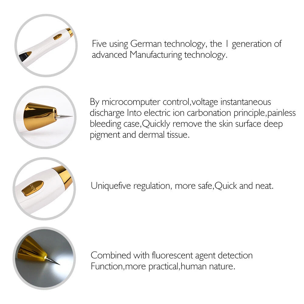 Anti-Aging Laser Plasma Pen for Mole, Dark Spot & Skin Tag Removal