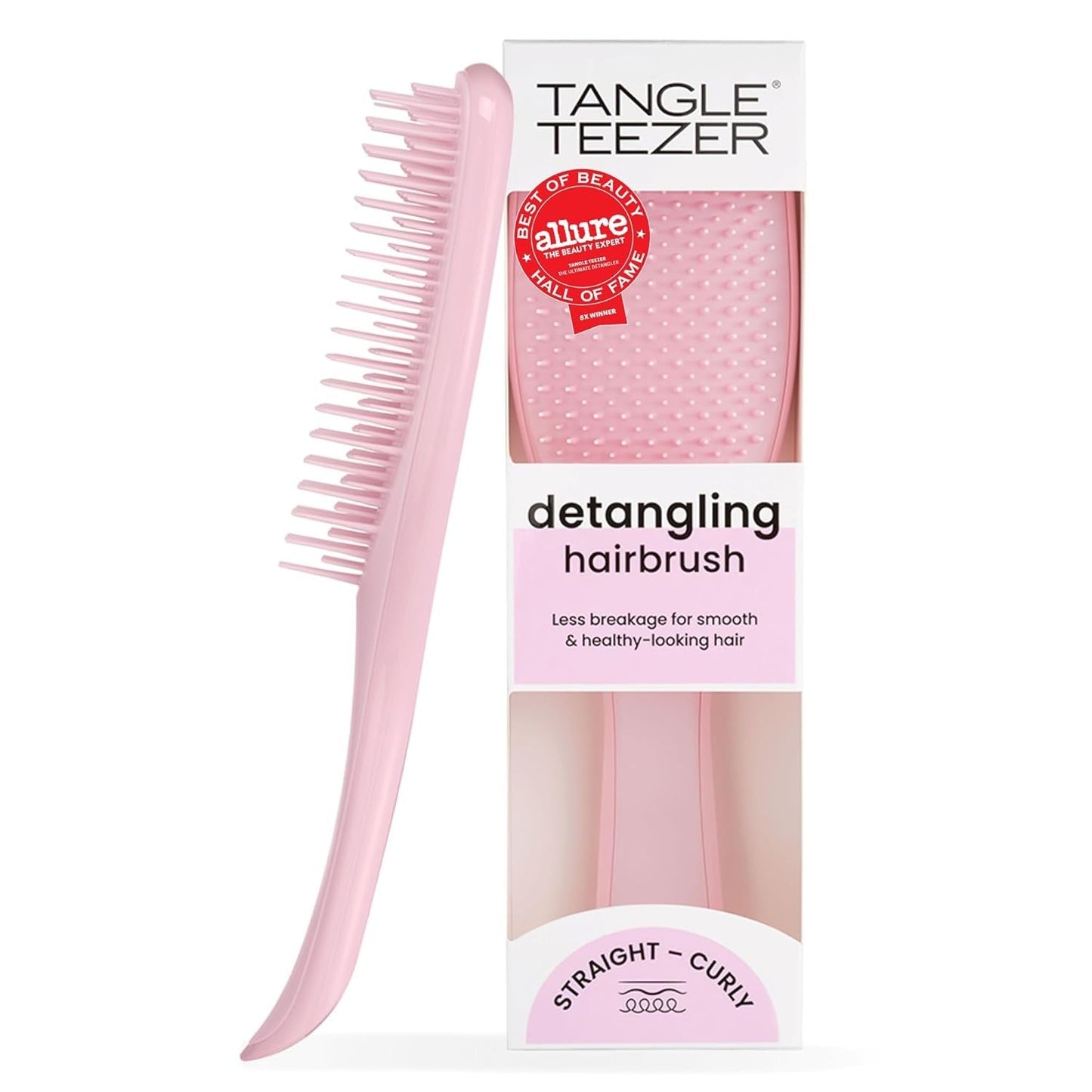Detangling Hair Brush for Wet & Dry Hair - Millennial Pink