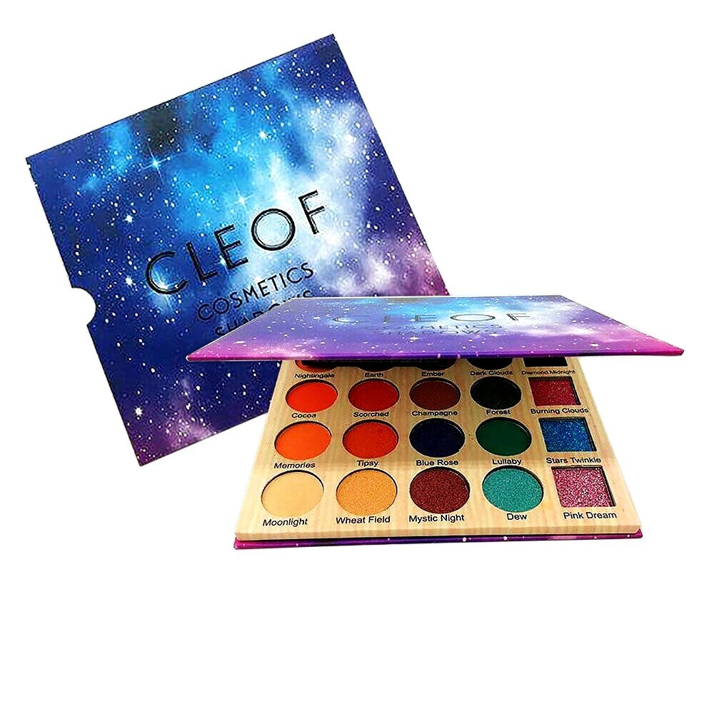 25-Color Eyeshadow Palette with Shimmer & Pigment - Cruelty-Free Makeup