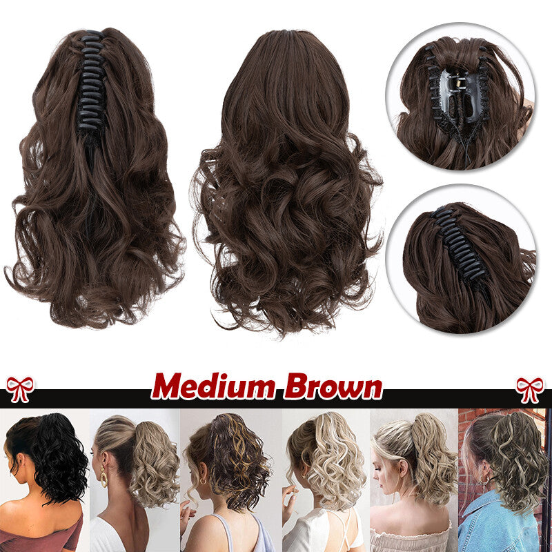 Clip-In Ponytail Hair Extensions 12-30 Inch Thick Synthetic Hairpiece
