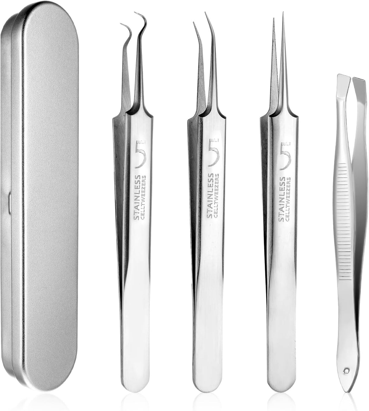 Blackhead Remover Tool Kit - Pimple & Comedone Extractor Set for Acne