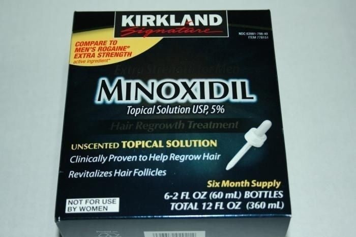 Minoxidil 5% Extra Strength Hair Regrowth Solution, 6-Month Supply